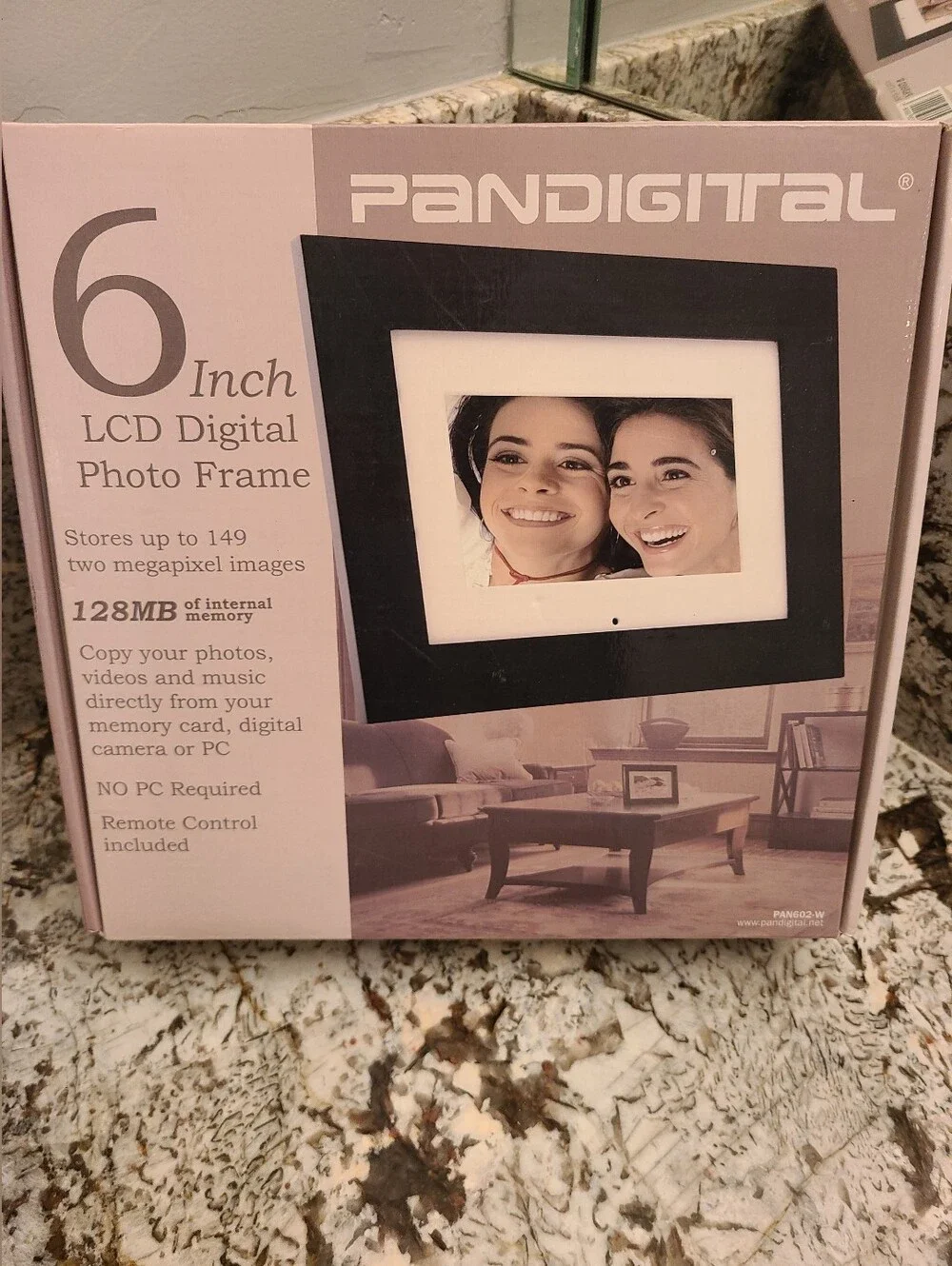Pandigital 6-Inch LCD Digital Photo Frame - Black
